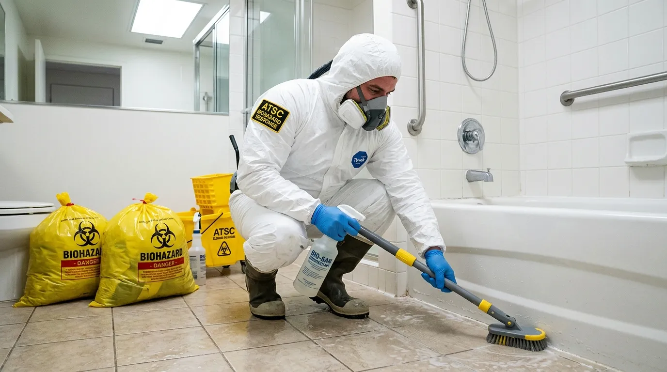 Decontamination equipment deployed for Blood Cleanup in Cary
